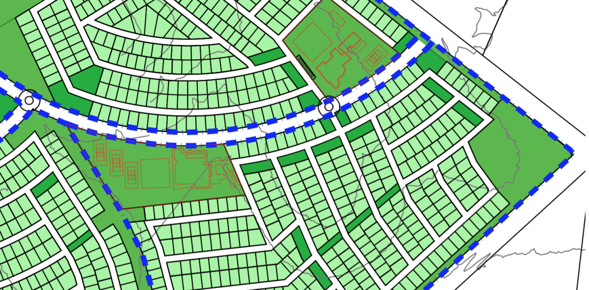 Extract from master plan for Whitsunday Villages seniors community